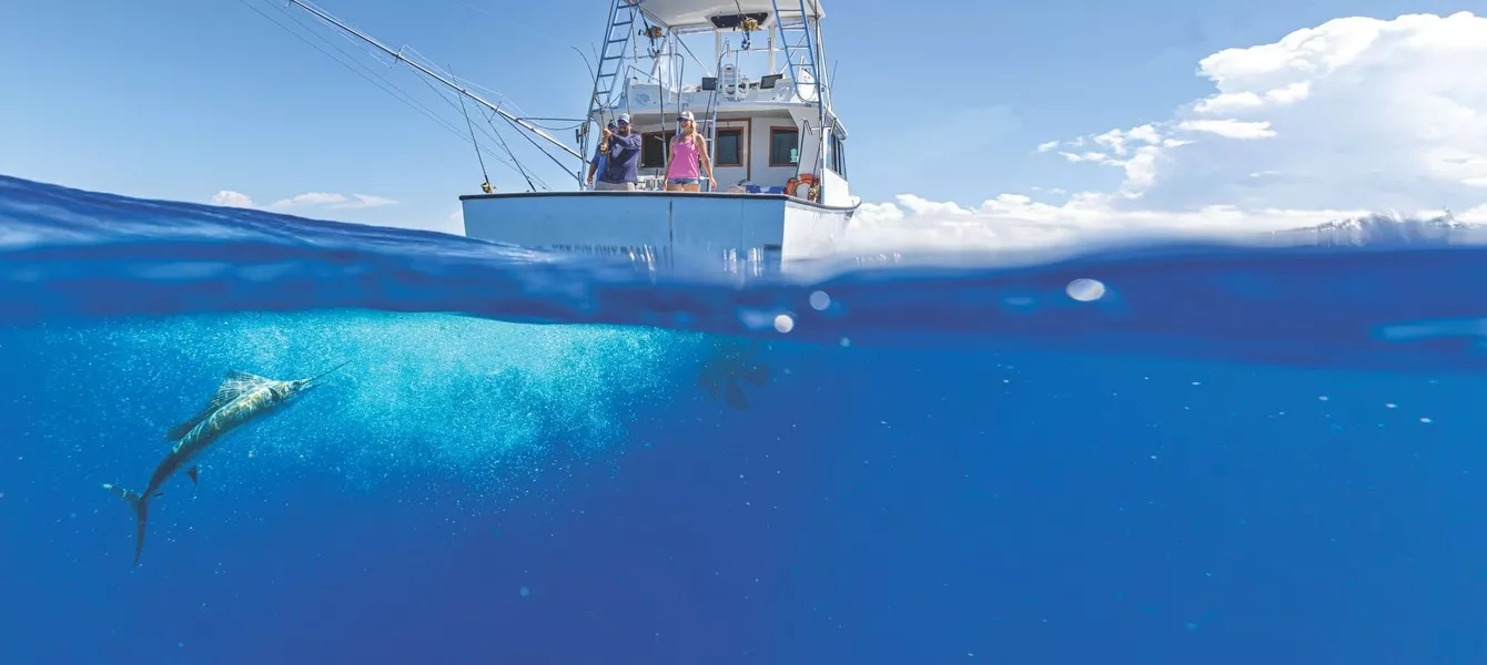South Florida fishing charter on the water